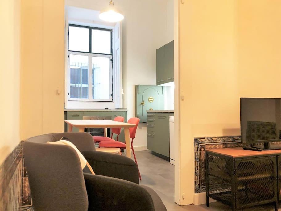 Sj1D Heart Of Baixa With New A/C * Stylish Apartment Lisbon Bagian luar foto